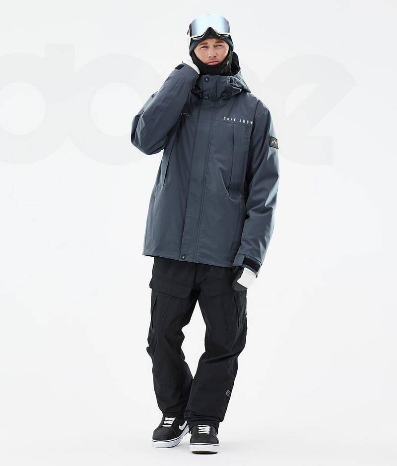 Blue Men's Dope Ranger Snowboard Jackets | India_D1037