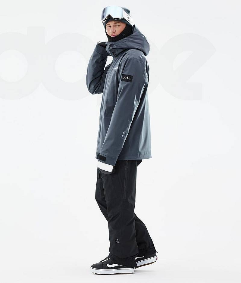 Blue Men's Dope Ranger Snowboard Jackets | India_D1037