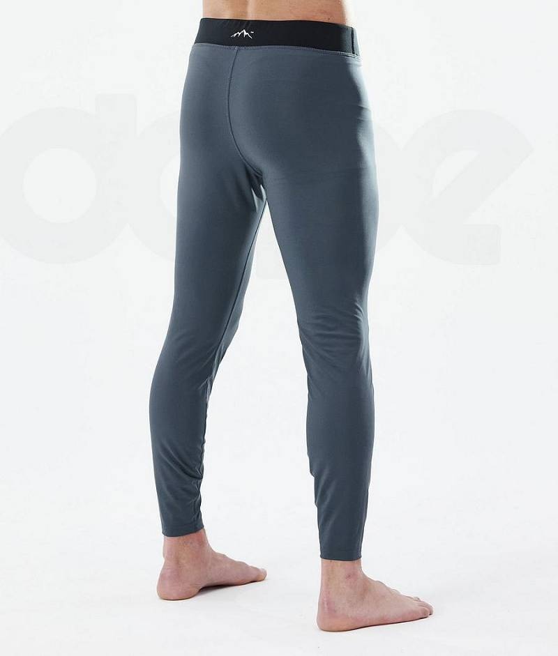 Blue Men's Dope Snuggle Base Layer Pants | India_D2379