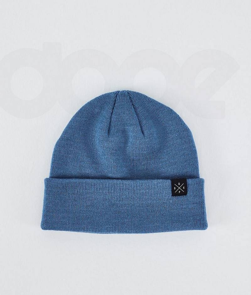 Blue Men\'s Dope Solitude Beanies | India_D1748