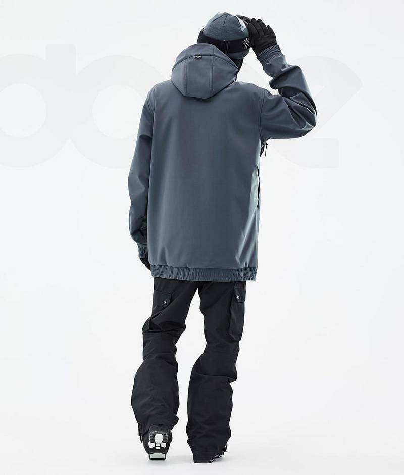 Blue Men's Dope Wylie Ski Jackets | India_D1636