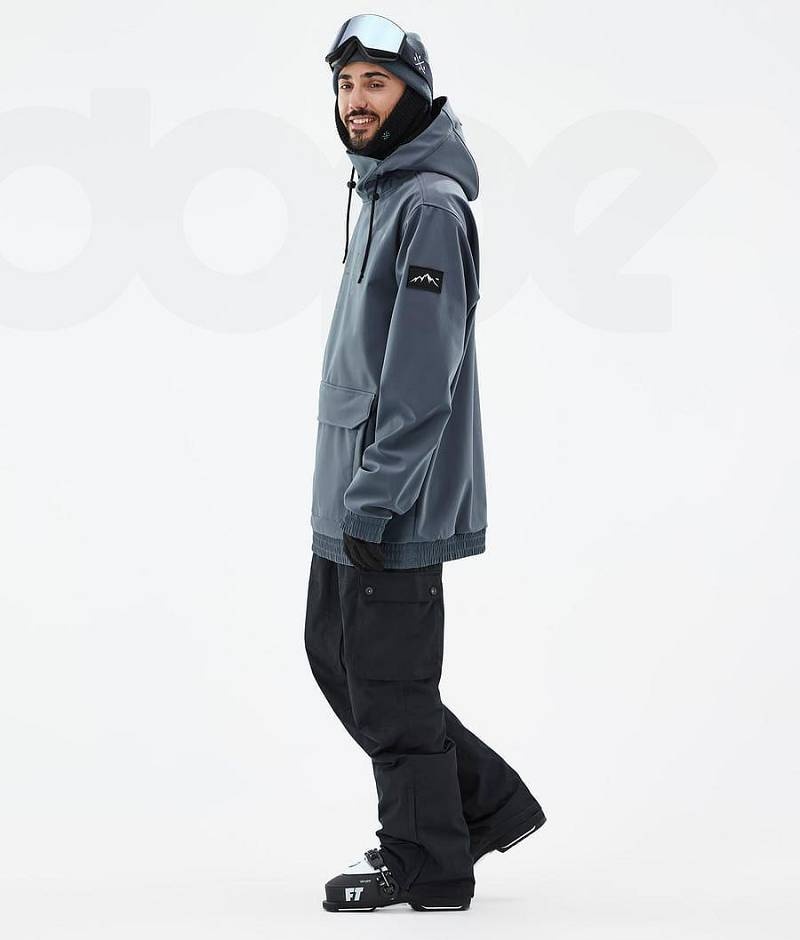 Blue Men's Dope Wylie Ski Jackets | India_D1636