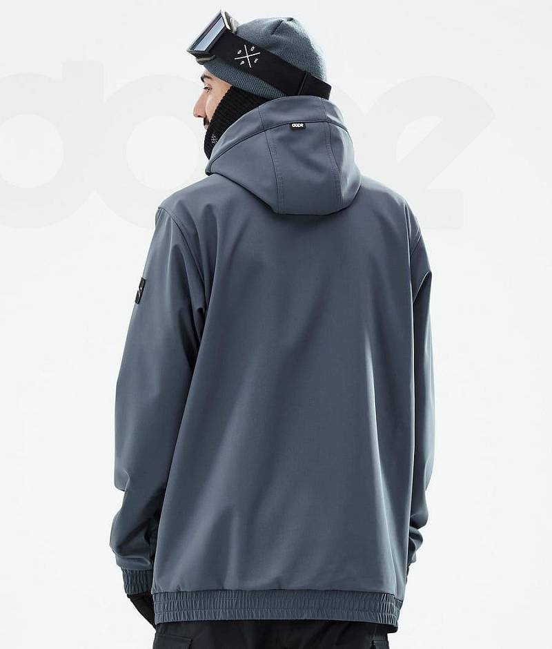 Blue Men's Dope Wylie Ski Jackets | India_D1636