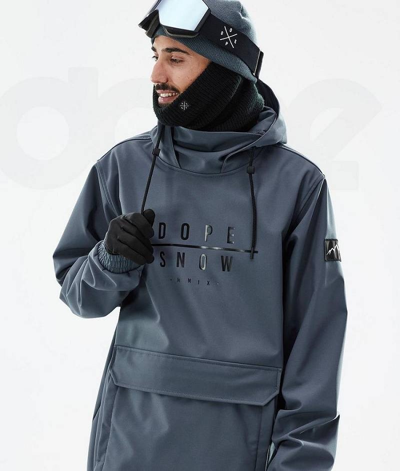 Blue Men's Dope Wylie Snowboard Jackets | India_D1492