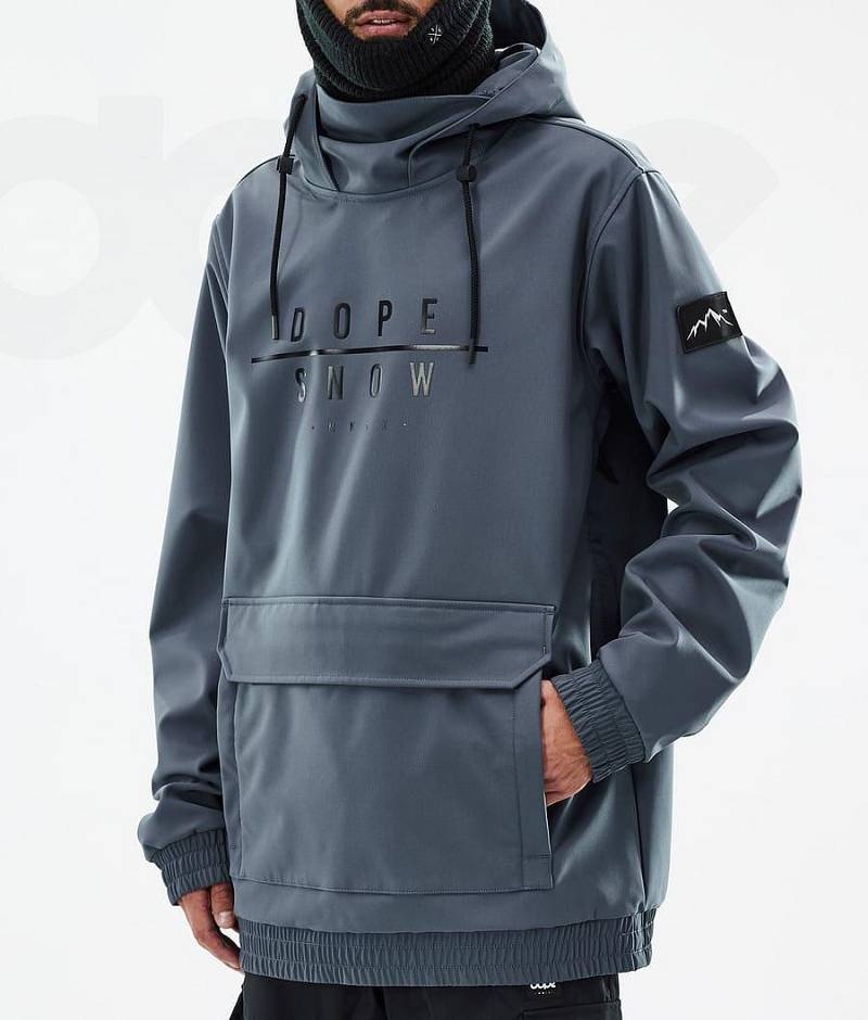 Blue Men's Dope Wylie Snowboard Jackets | India_D1492