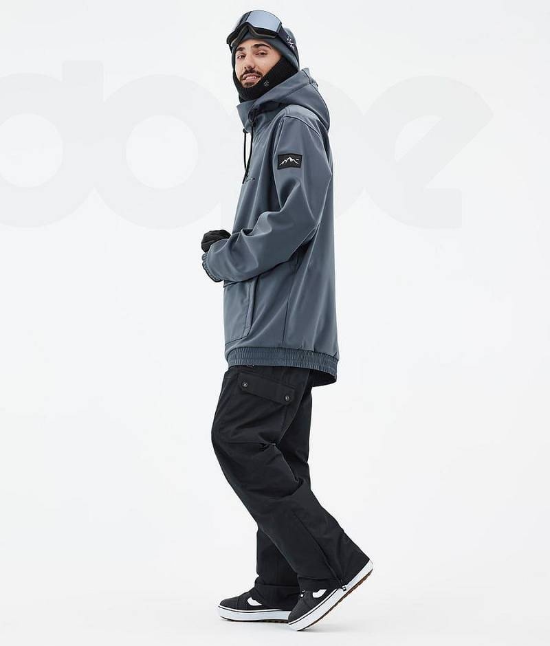 Blue Men's Dope Wylie Snowboard Jackets | India_D1492