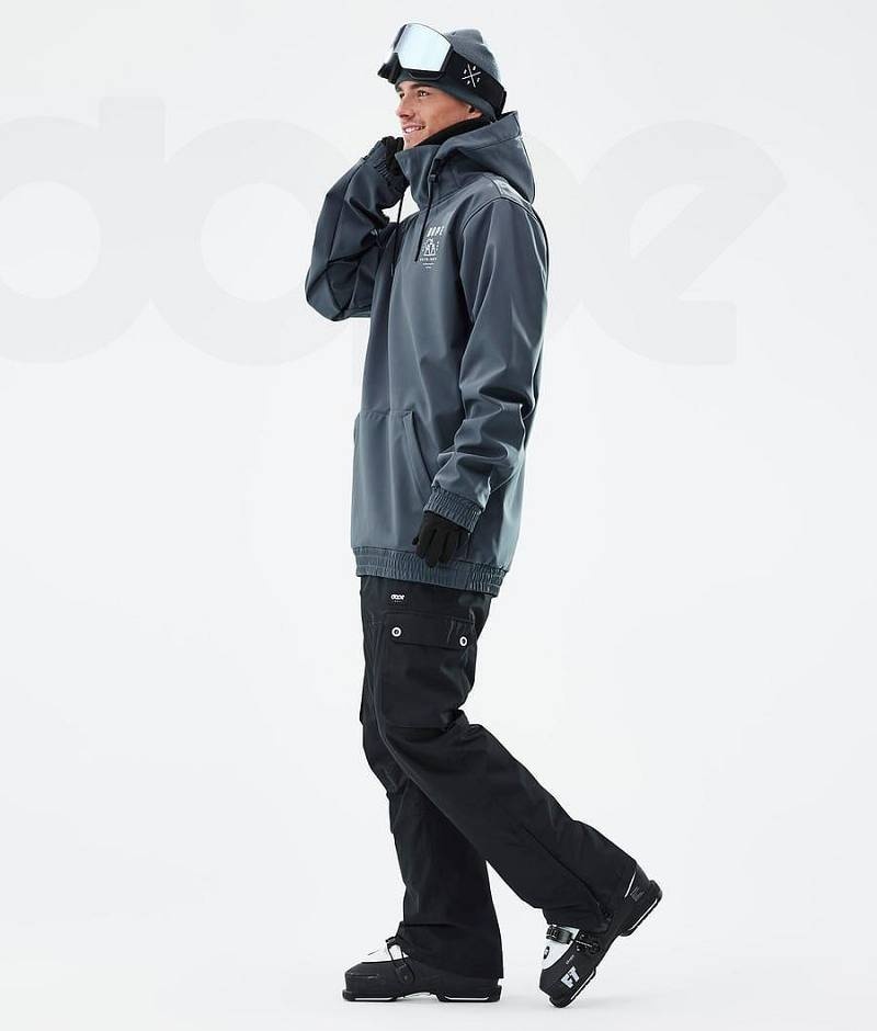 Blue Men's Dope Yeti Ski Jackets | India_D1818