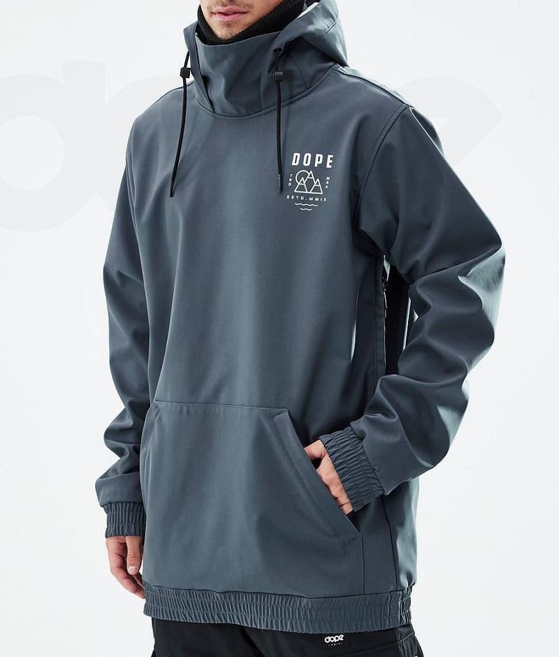 Blue Men's Dope Yeti Ski Jackets | India_D1818