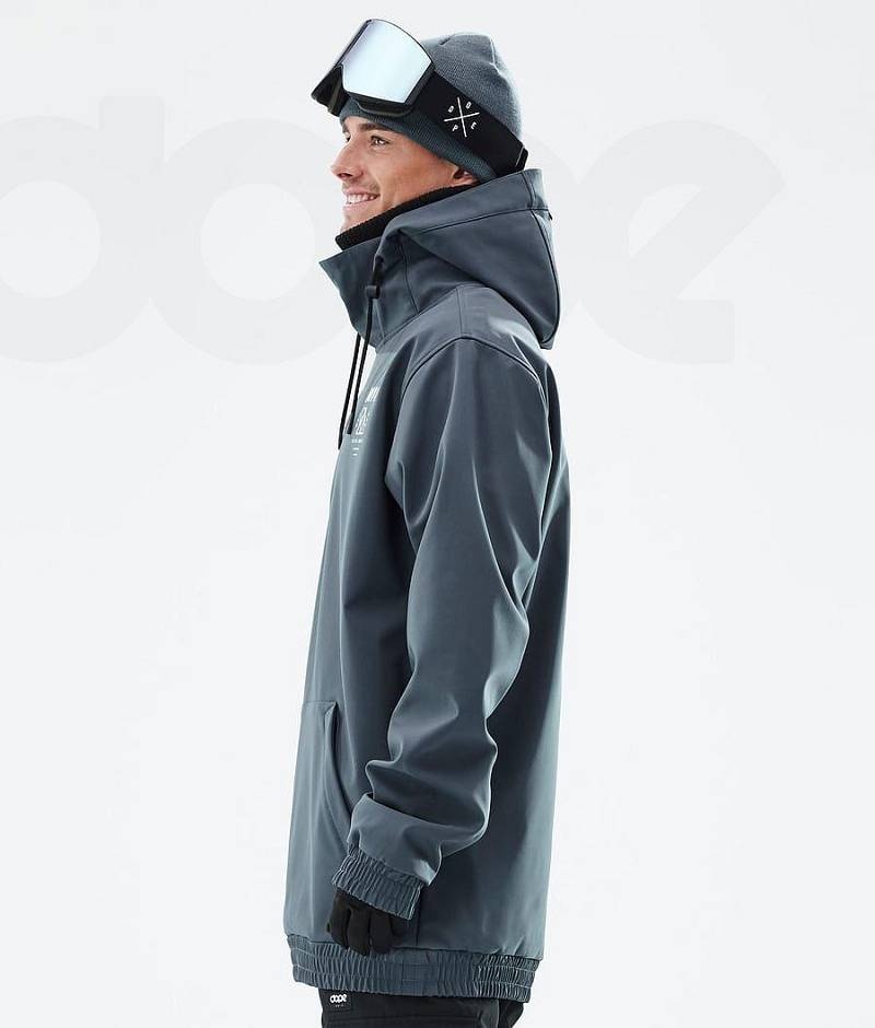 Blue Men's Dope Yeti Ski Jackets | India_D1818