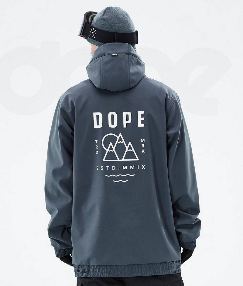 Blue Men\'s Dope Yeti Ski Jackets | India_D1818