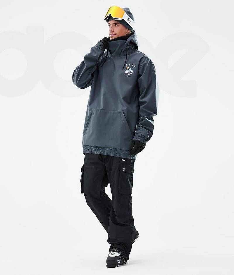 Blue Men's Dope Yeti Ski Jackets | India_D1115