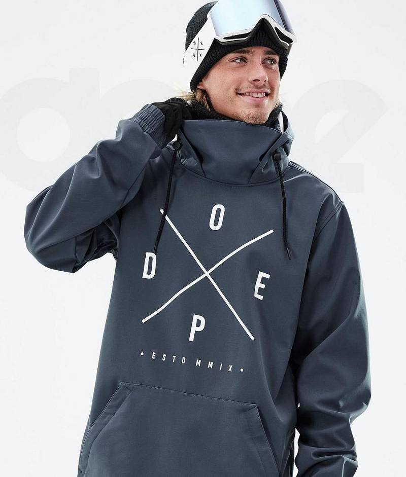 Blue Men's Dope Yeti Ski Jackets | India_D1236