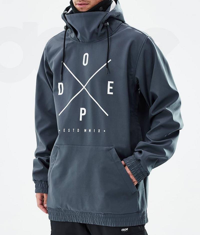 Blue Men's Dope Yeti Ski Jackets | India_D1236