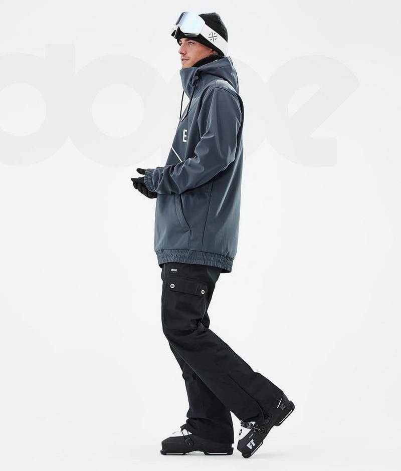 Blue Men's Dope Yeti Ski Jackets | India_D1236