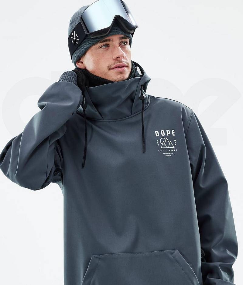 Blue Men's Dope Yeti Snowboard Jackets | India_D1175