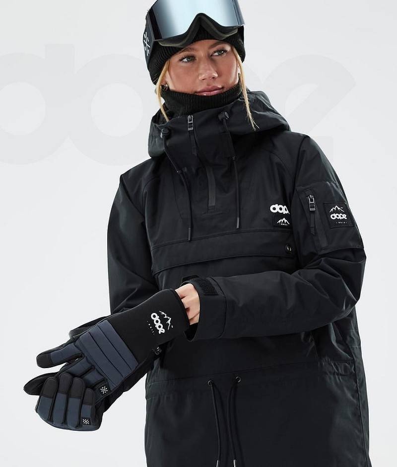 Blue Women's Dope Ace Snowboard Gloves | India_D1114