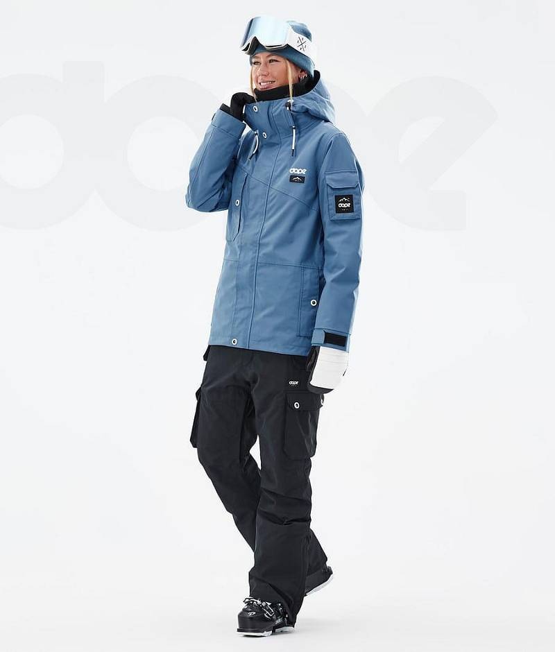 Blue Women's Dope Adept W Ski Jackets | India_D1403