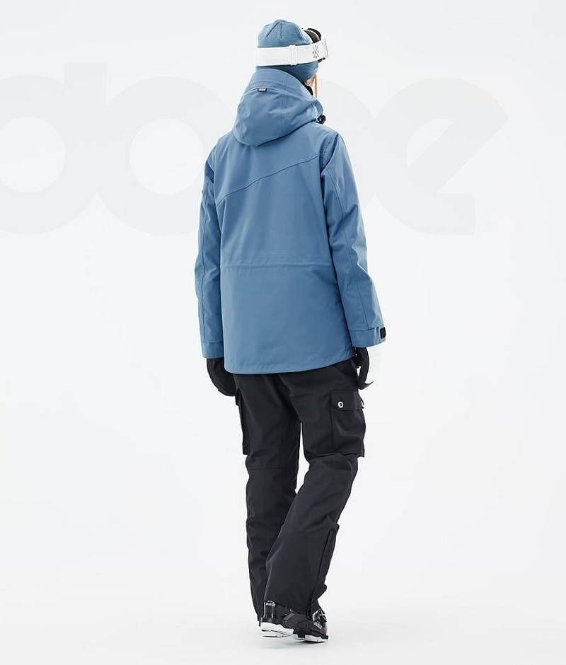 Blue Women's Dope Adept W Ski Jackets | India_D1403