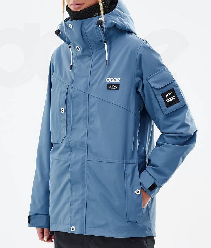 Blue Women's Dope Adept W Ski Jackets | India_D1403