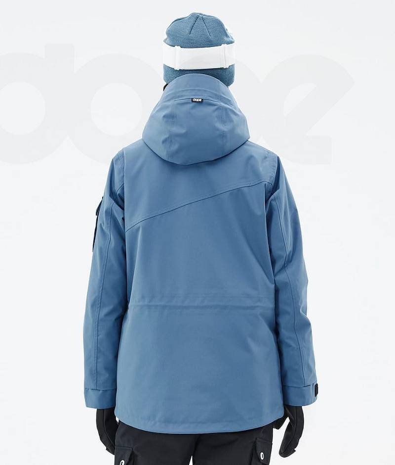 Blue Women's Dope Adept W Ski Jackets | India_D1403