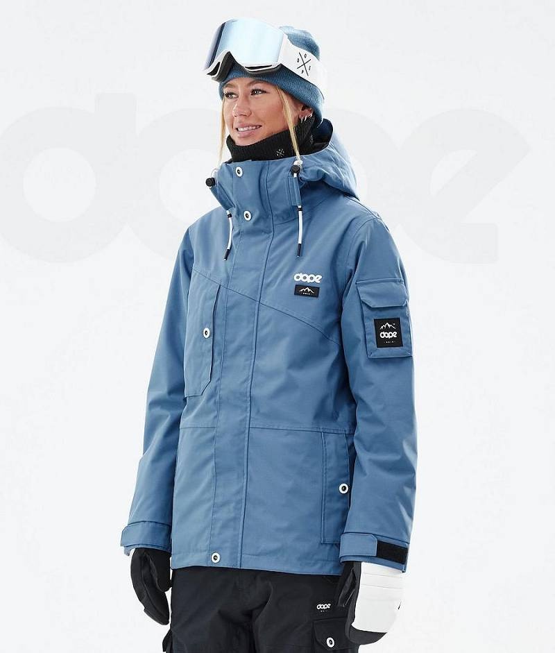 Blue Women\'s Dope Adept W Snowboard Jackets | India_D1873