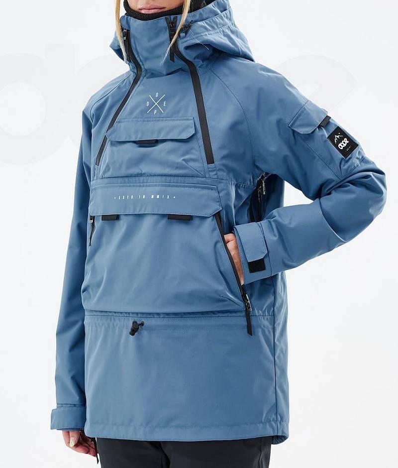 Blue Women's Dope Akin W Ski Jackets | India_D1057