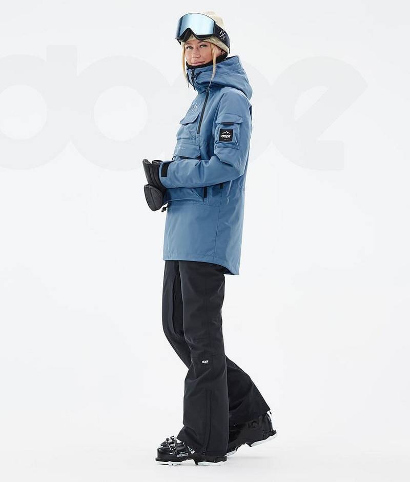 Blue Women's Dope Akin W Ski Jackets | India_D1057