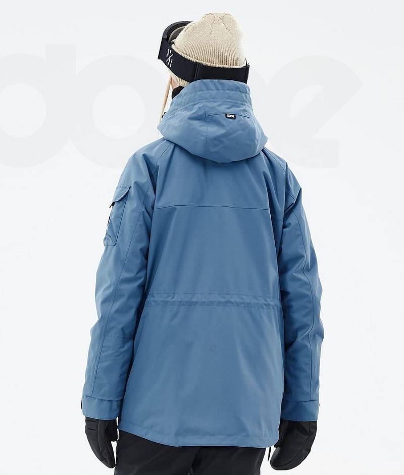 Blue Women's Dope Akin W Ski Jackets | India_D1057