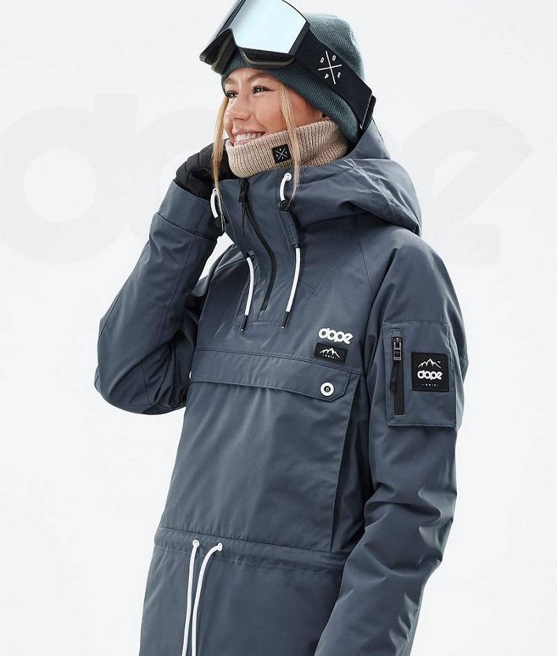 Blue Women's Dope Annok W Snowboard Jackets | India_D1947