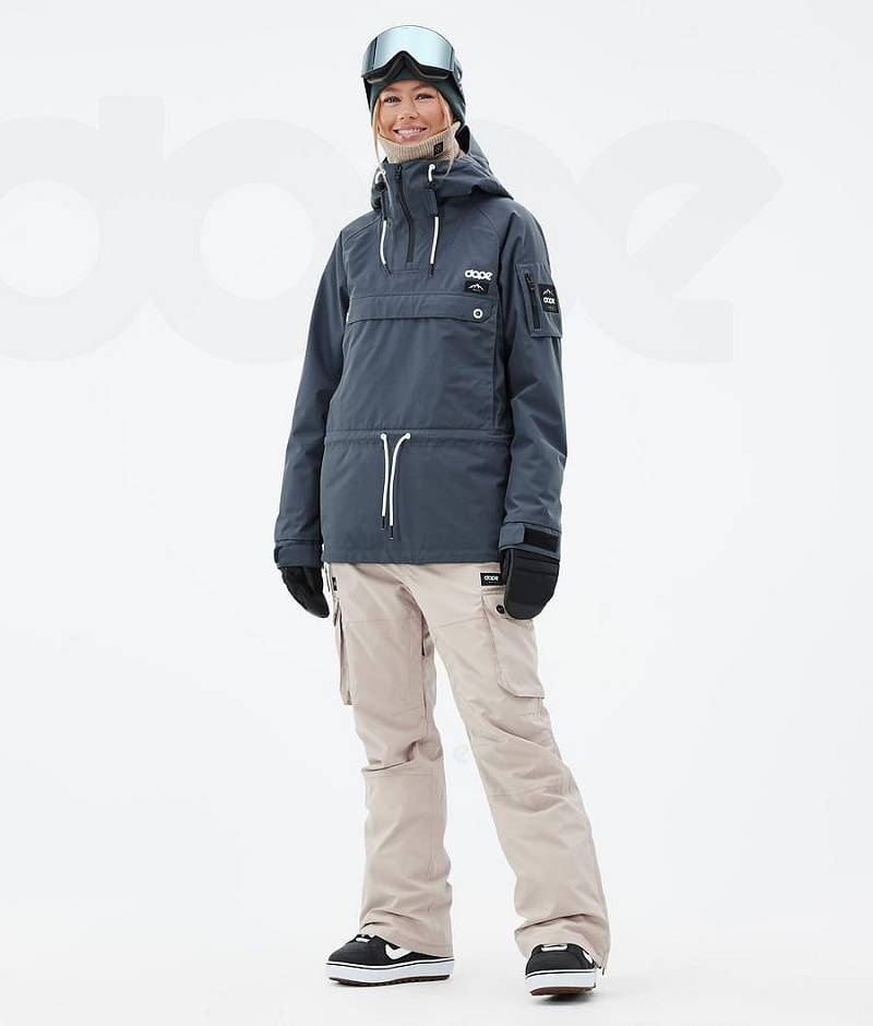 Blue Women's Dope Annok W Snowboard Jackets | India_D1947