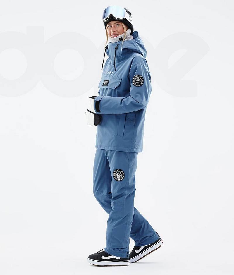 Blue Women's Dope Blizzard W Snowboard Jackets | India_D2233