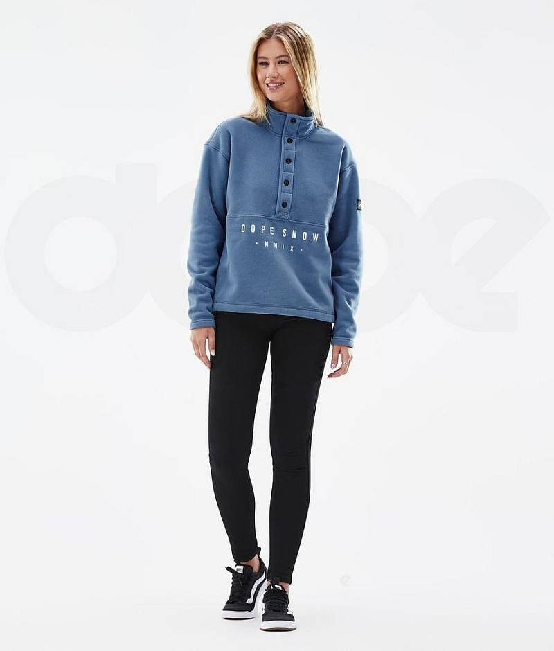 Blue Women's Dope Comfy W Fleece | India_D2026