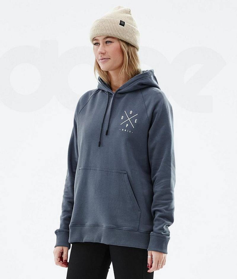 Blue Women's Dope Common W Hoodies | India_D1190