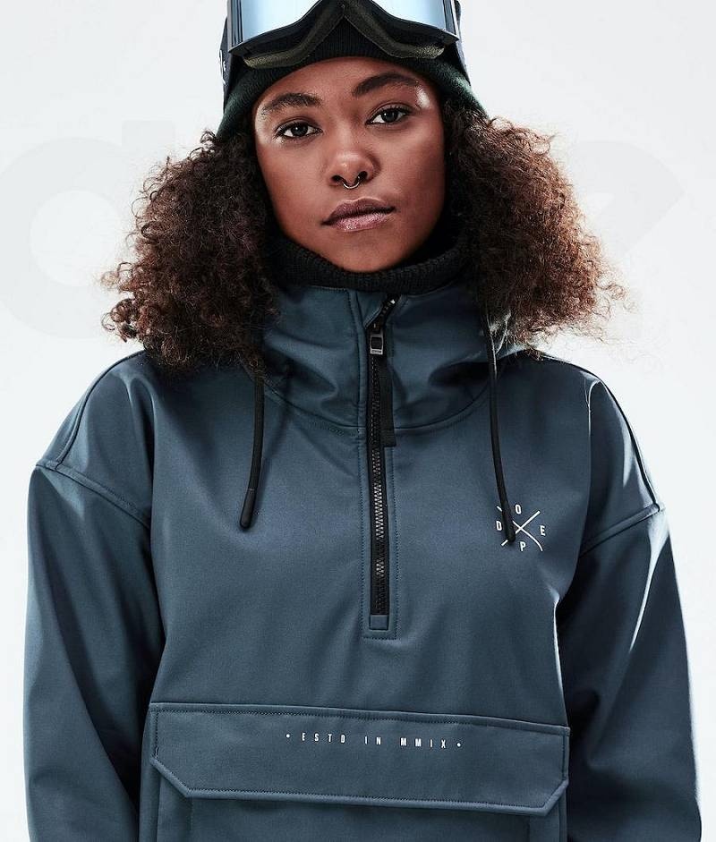 Blue Women's Dope Cyclone W 2021 Ski Jackets | India_D1036