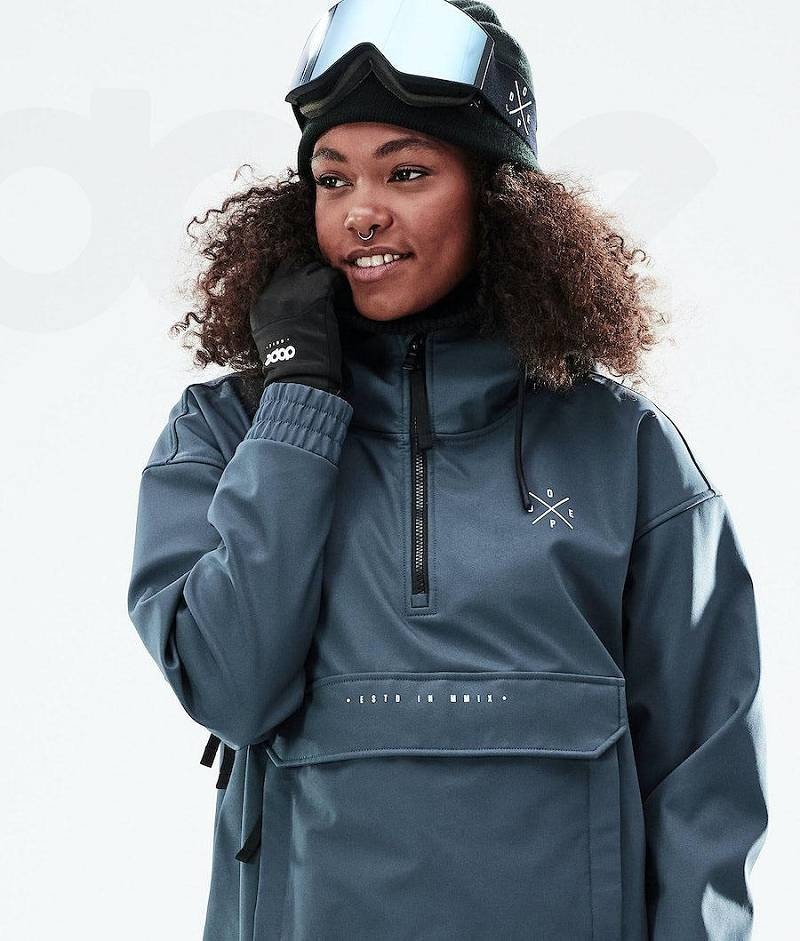 Blue Women's Dope Cyclone W 2021 Ski Jackets | India_D1036