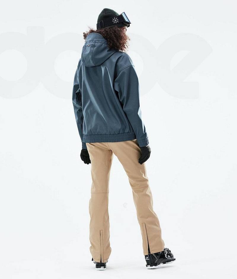 Blue Women's Dope Cyclone W 2021 Ski Jackets | India_D1036