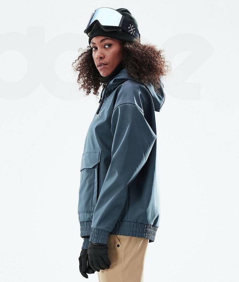 Blue Women's Dope Cyclone W 2021 Snowboard Jackets | India_D1852