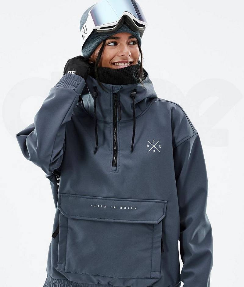 Blue Women's Dope Cyclone W Ski Jackets | India_D1183