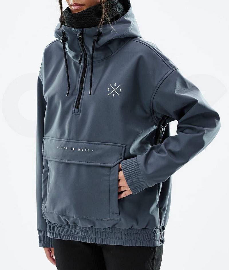 Blue Women's Dope Cyclone W Ski Jackets | India_D1183