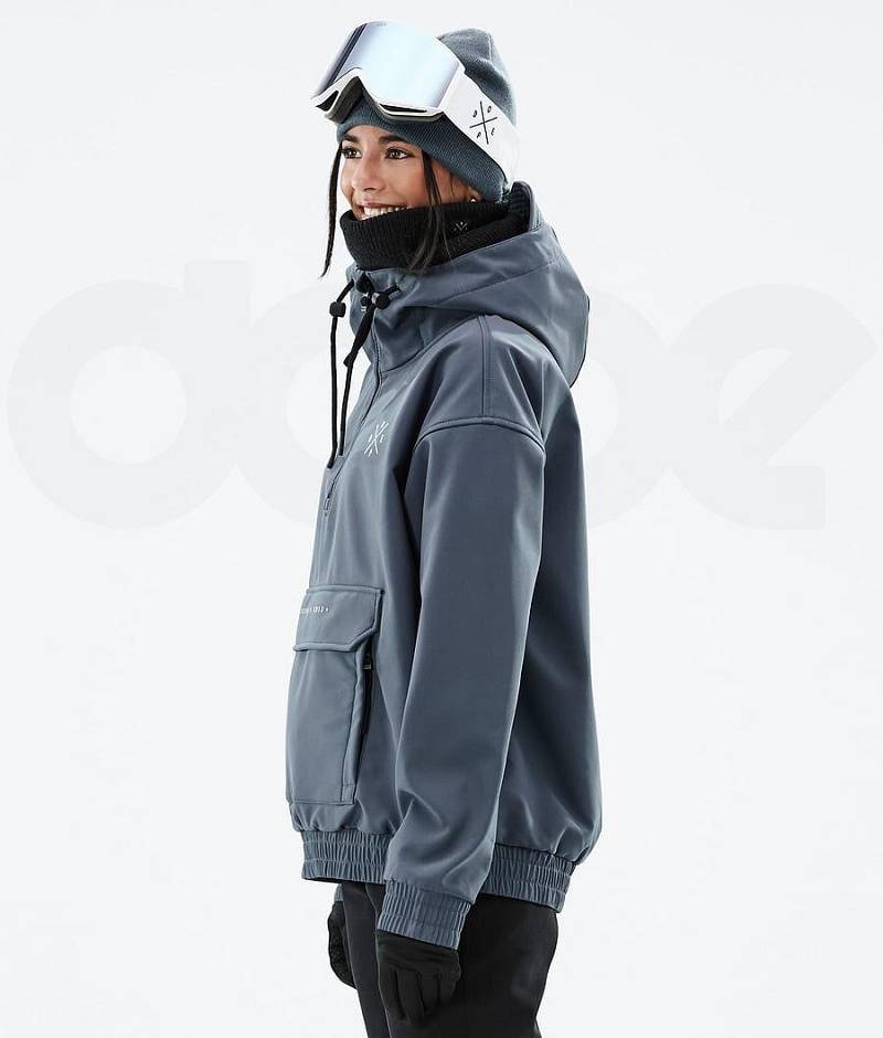 Blue Women's Dope Cyclone W Ski Jackets | India_D1183