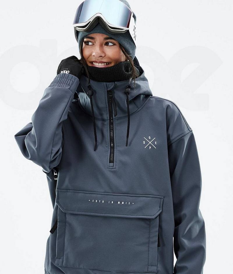 Blue Women's Dope Cyclone W Snowboard Jackets | India_D1215