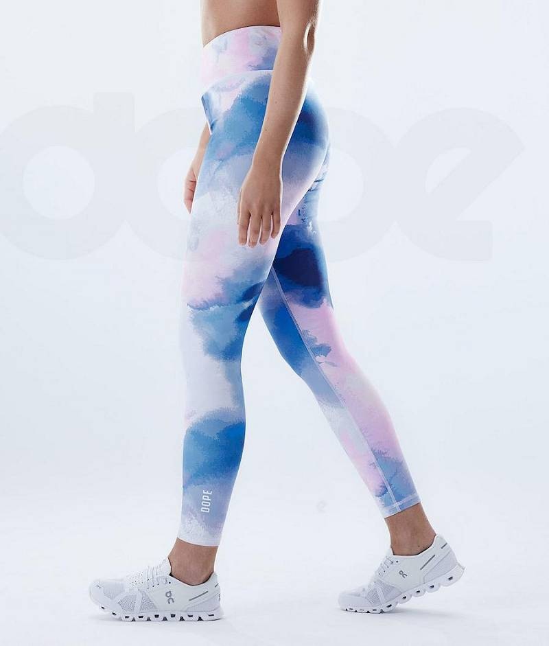 Blue Women\'s Dope Lofty Leggings | India_D2498