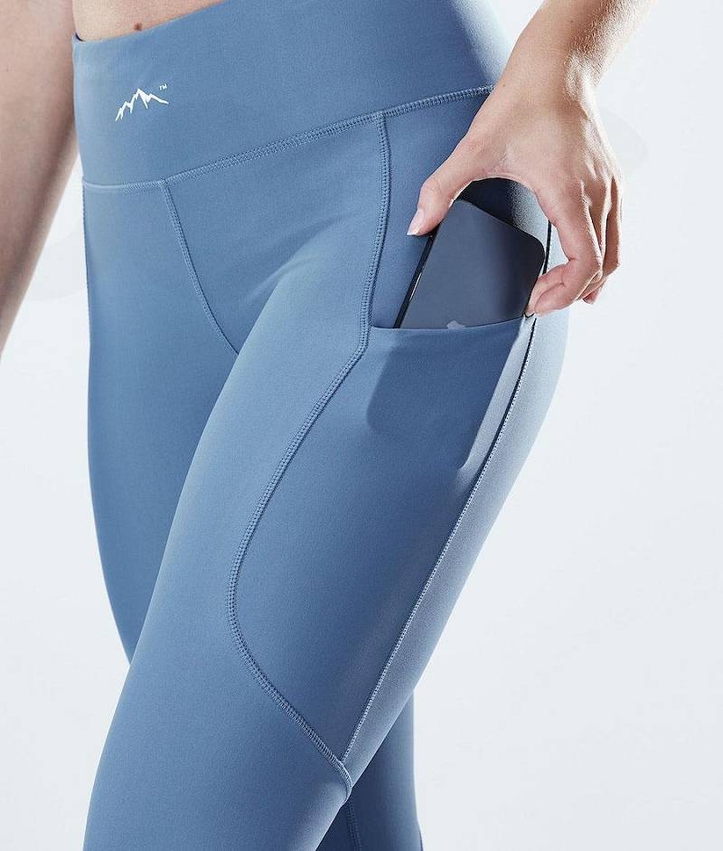 Blue Women's Dope Lofty Tech Leggings | India_D1035