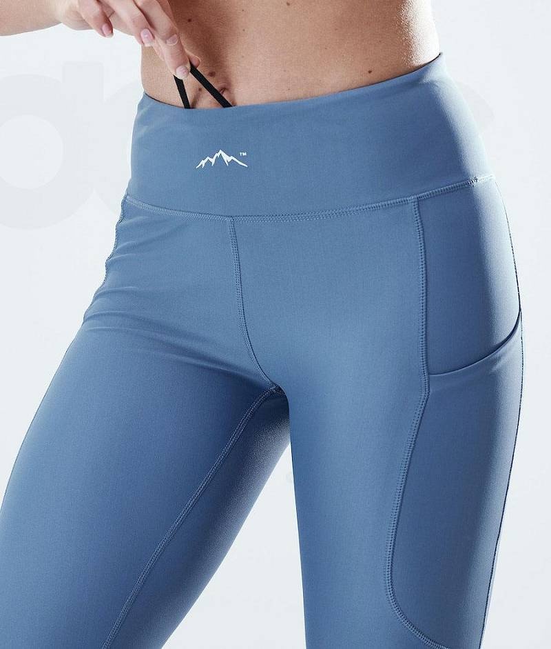 Blue Women's Dope Lofty Tech Leggings | India_D1035