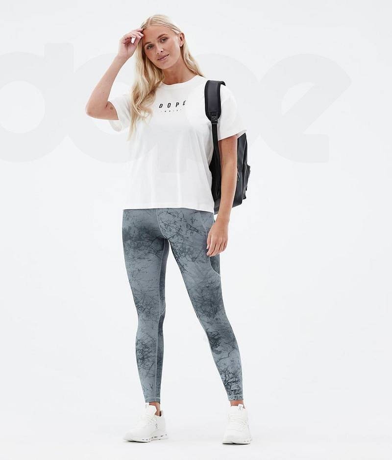 Blue Women's Dope Lofty Tech Leggings | India_D1615