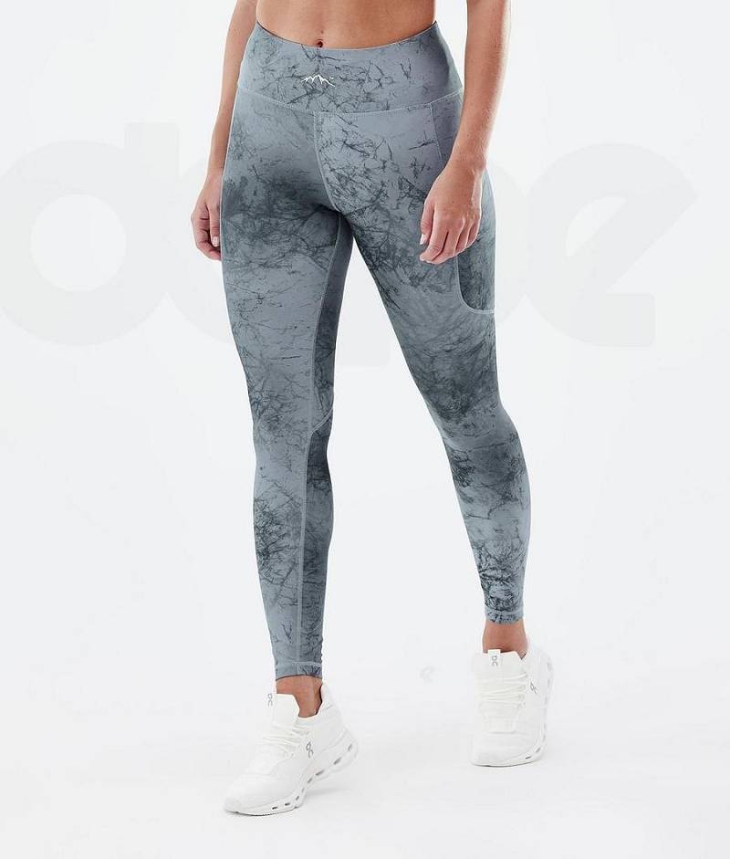 Blue Women\'s Dope Lofty Tech Leggings | India_D1615