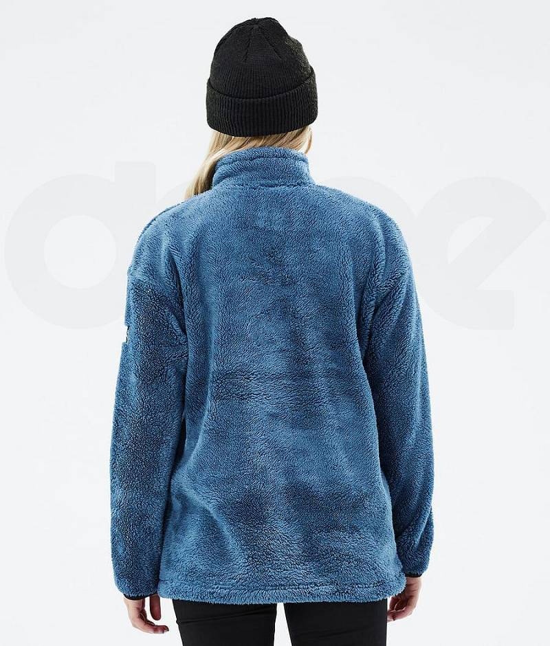 Blue Women's Dope Pile W Fleece | India_D2063