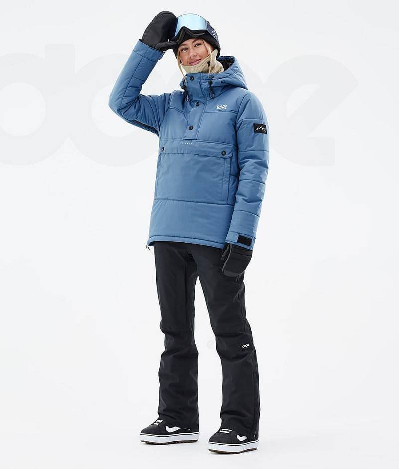 Blue Women's Dope Puffer W Snowboard Jackets | India_D1998