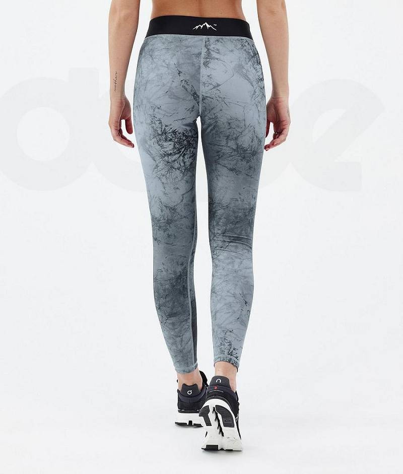 Blue Women's Dope Razor Leggings | India_D2035