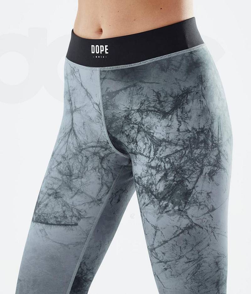 Blue Women's Dope Razor Leggings | India_D2035